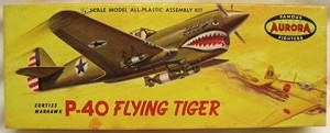Aurora 1/48 P-40 Flying Tiger 44-69